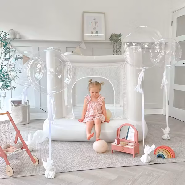 White Mini Bounce Castle 🤍